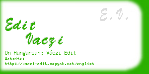 edit vaczi business card