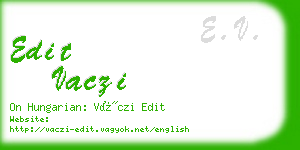 edit vaczi business card